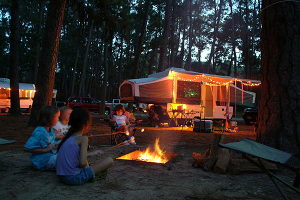 Pequeño generador diésel para camping