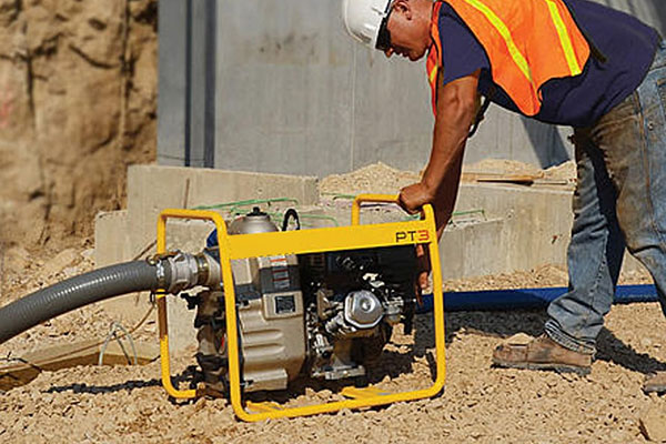 Bomba de agua de alta presión para sitios de construcción